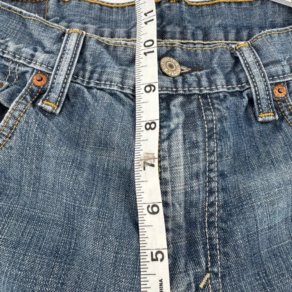 Levi's 569 Loose Straight Jeans Mens 32x32 Blue Mid Wash Denim Pants